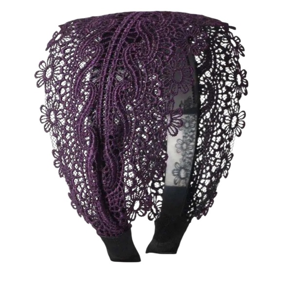 Accessories - Purple Lace Headband